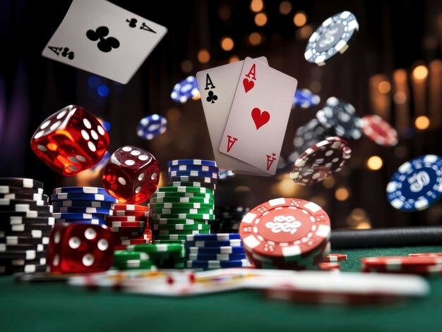jpslot77 live-dealer studio with professional HD cameras and gaming tables